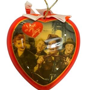 I Love Lucy Heart-Shaped Holiday Ornament